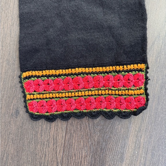 Wool and crochet scarf Made in Peru - Picture 3 of 5